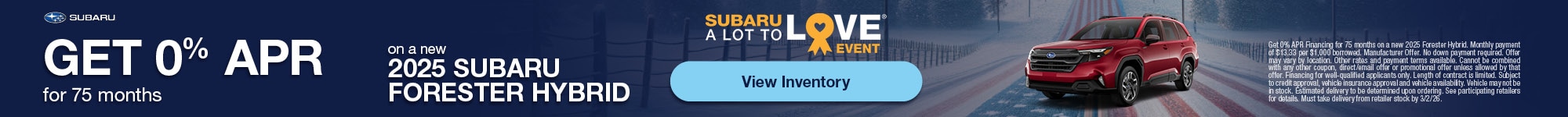 2025 Subaru Forester Hybrid