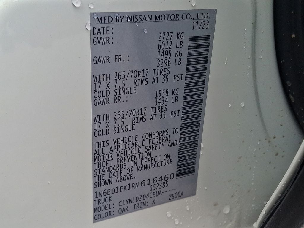 2024 Nissan Frontier PRO-4X - Photo 28