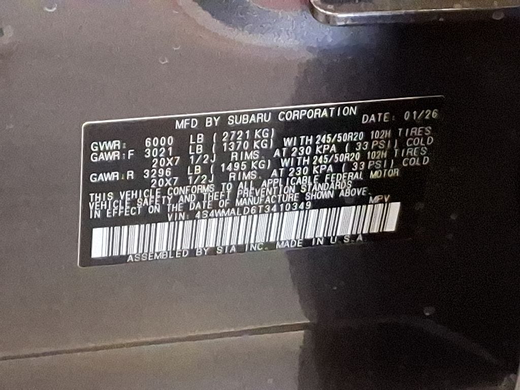 2026 Subaru Ascent Onyx Edition-Touring - Photo 14