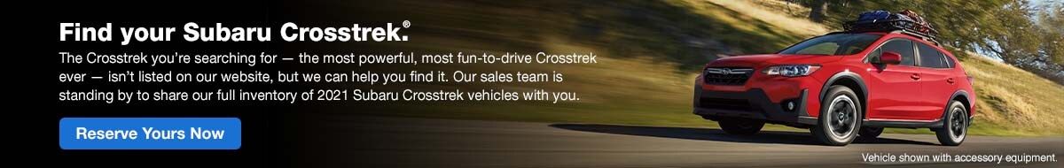 Order Your Subaru Crosstrek