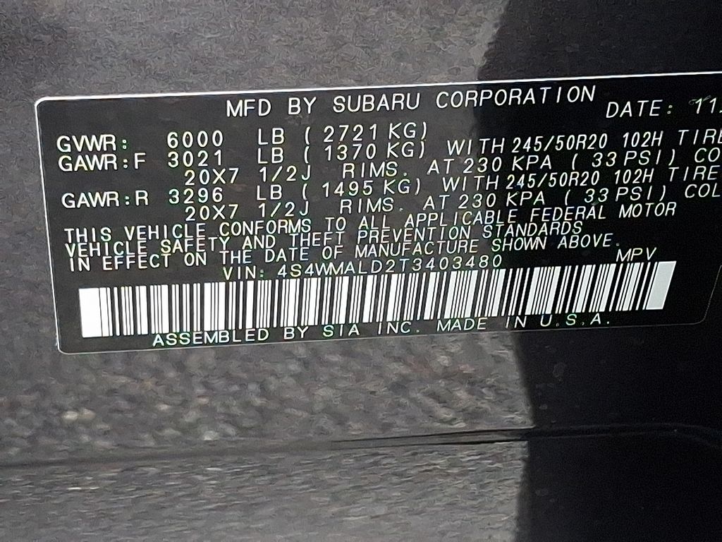 2026 Subaru Ascent Onyx Edition-Touring - Photo 22