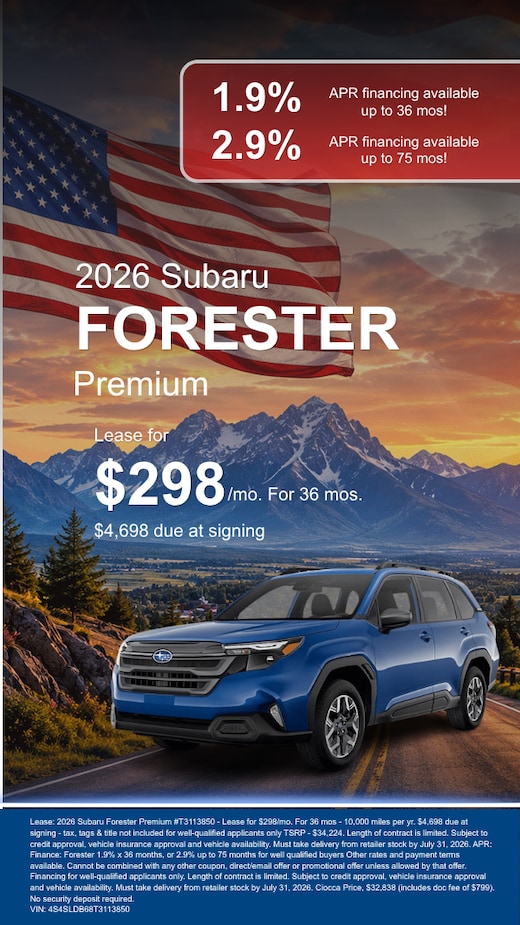 New Subaru Forester for Sale in Pleasantville, NJ | Ciocca Subaru