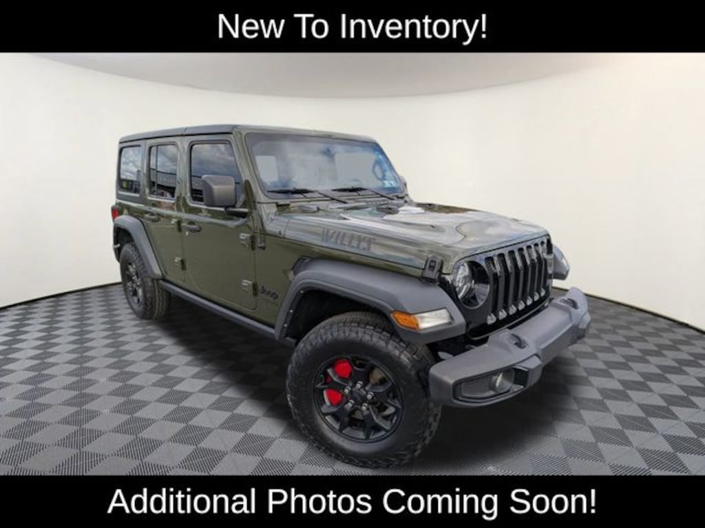Used 2022 Jeep Wrangler Unlimited Willys SUV