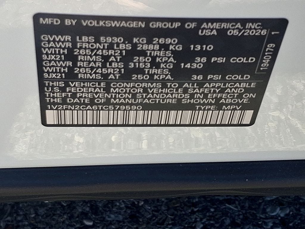 2026 Volkswagen Atlas SEL Premium R-Line - Photo 19