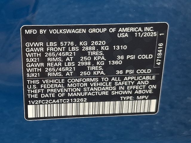 2026 Volkswagen Atlas Cross Sport SEL Premium R-LINE - Photo 23