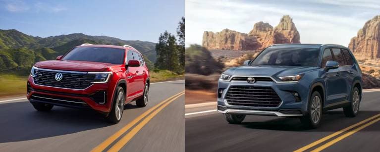 2025 vw atlas vs 2024 toyota grand highlander