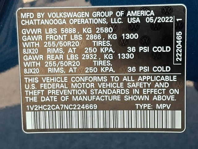 2022 Volkswagen Atlas Cross Sport SE w/Tech - Photo 27