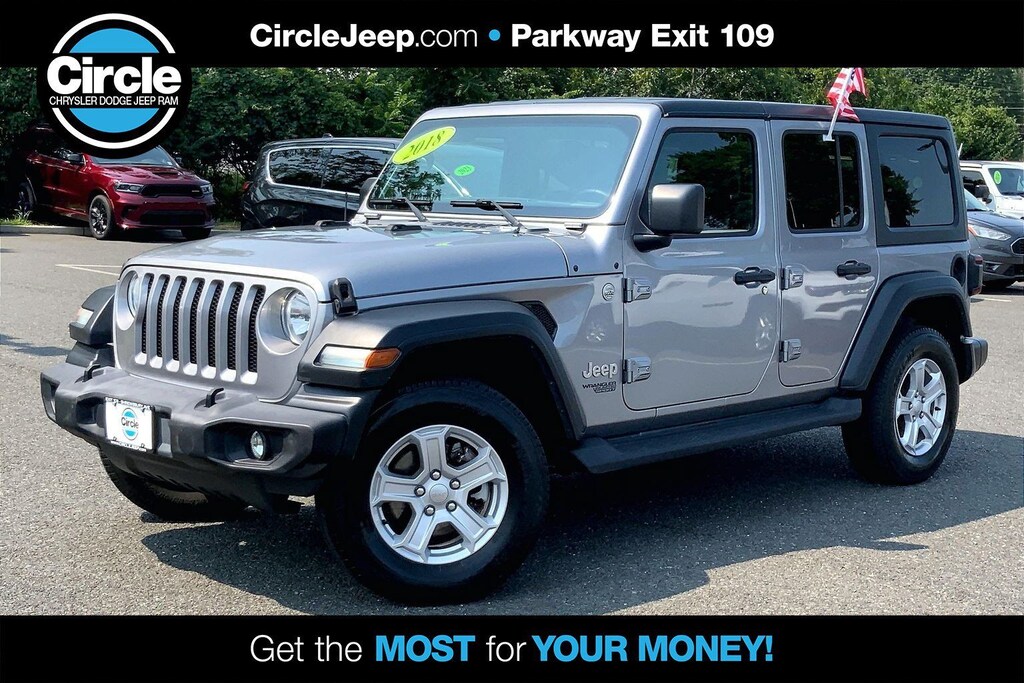 Used 2018 Jeep Wrangler Unlimited Sport 4x4 SUV