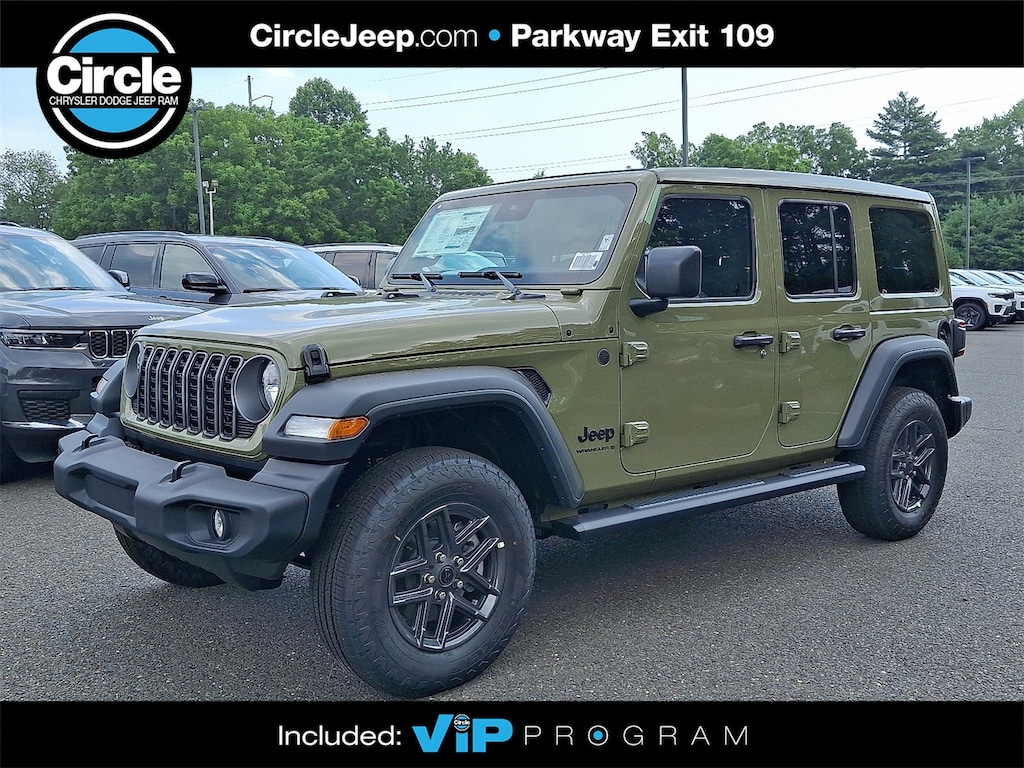 New 2025 Jeep Wrangler 4-DOOR SPORT S Sport Utility
