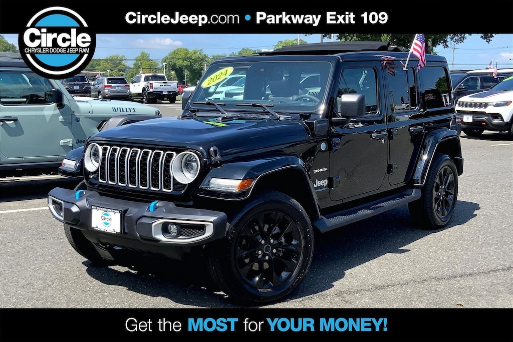 Certified 2024 Jeep Wrangler 4xe Sahara SUV