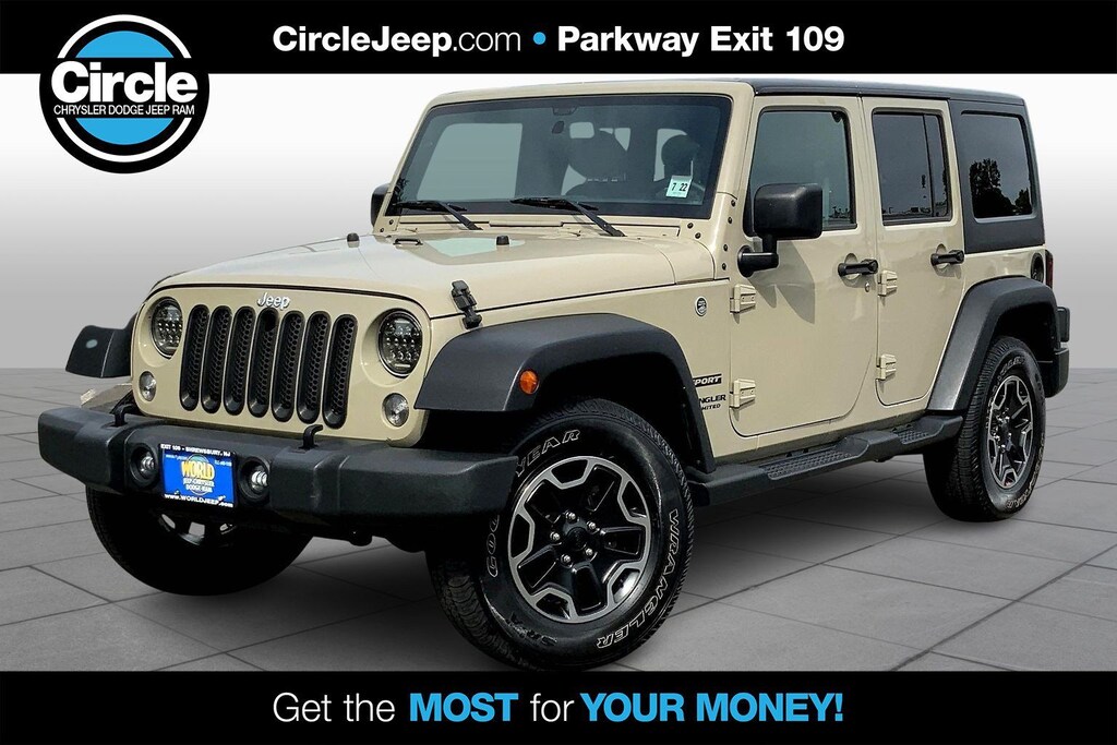 Used 2017 Jeep Wrangler JK Unlimited Sport 4x4 SUV