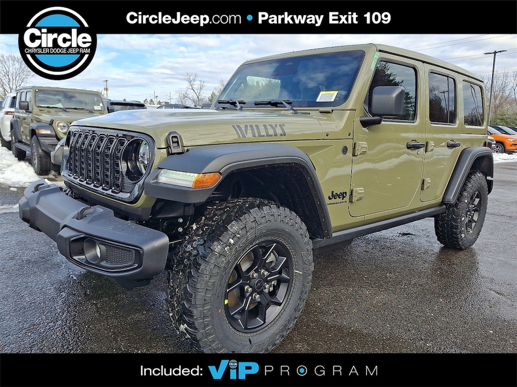 New 2026 Jeep Wrangler 4-DOOR WILLYS Sport Utility