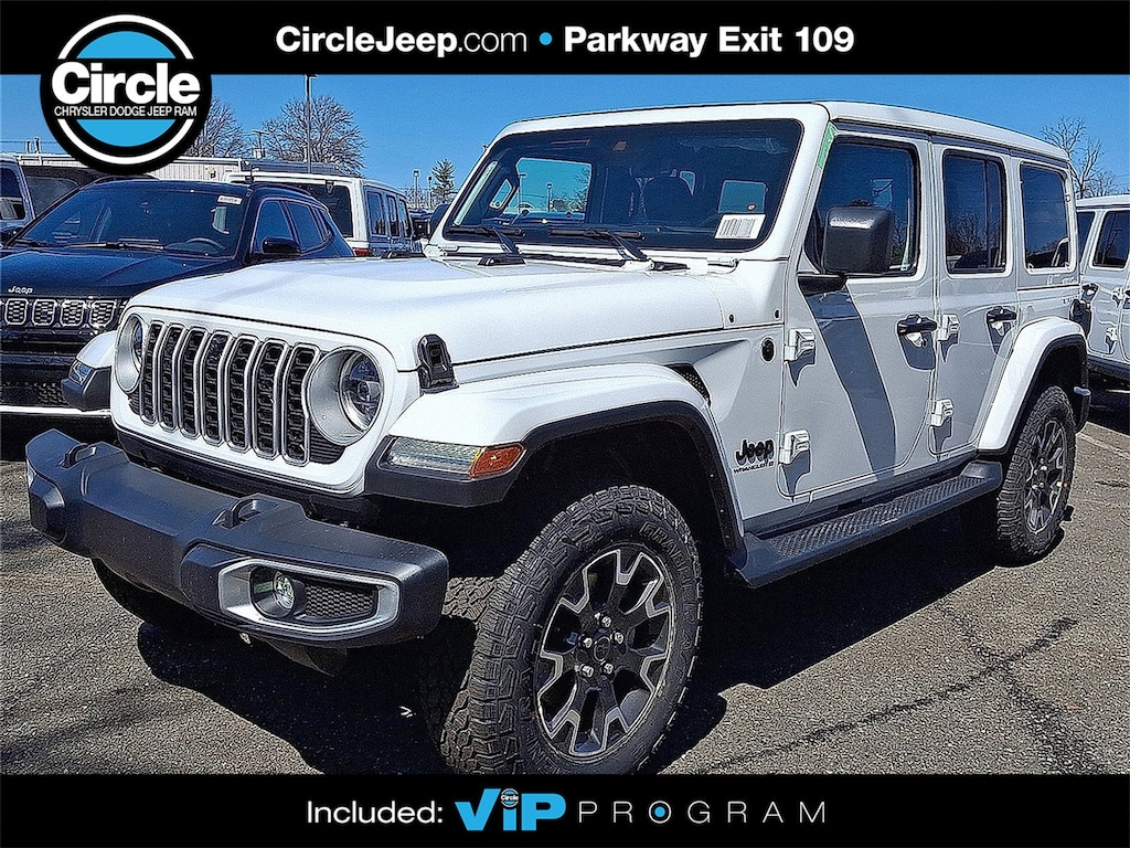 New 2025 Jeep Wrangler 4-DOOR SAHARA Sport Utility