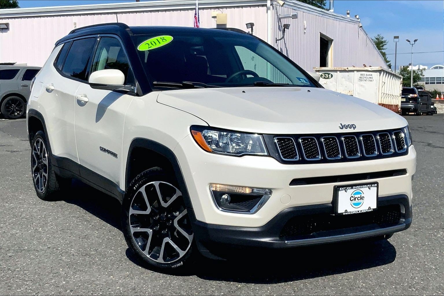 Used 2018 Jeep Compass Limited with VIN 3C4NJDCB8JT350357 for sale in Shrewsbury, NJ