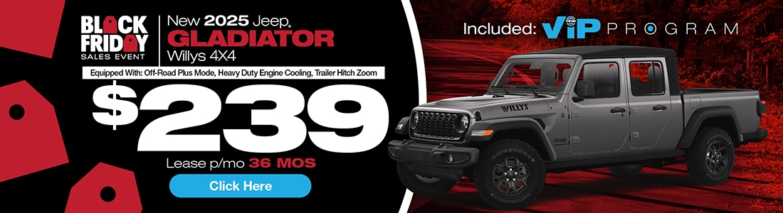 Jeep NJ Dealer Gladiator Special Offer