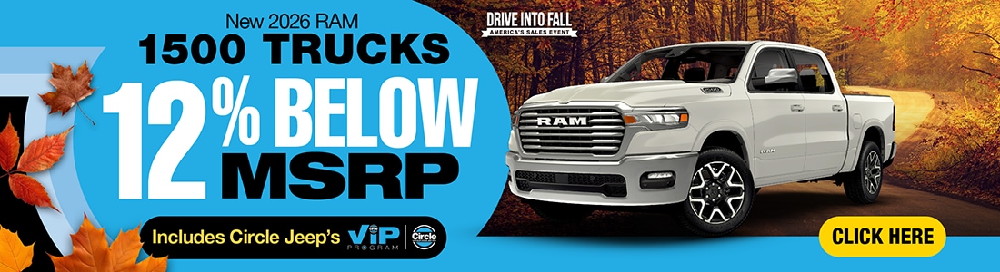 Special Offer on RAM 1500 Trucks