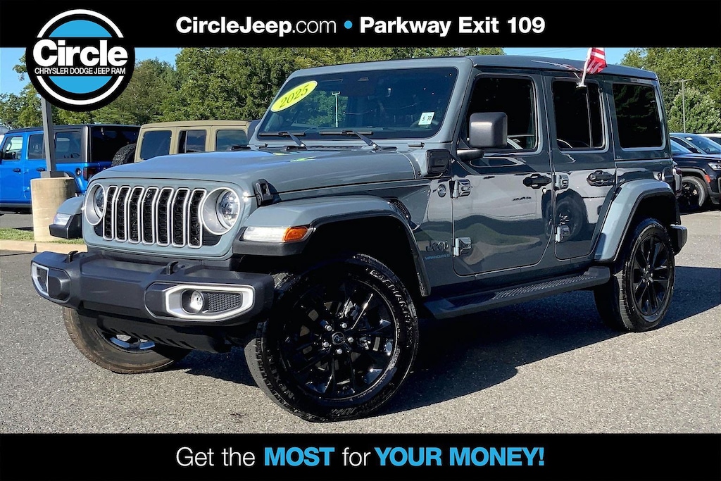 Certified 2025 Jeep Wrangler 4xe Sahara SUV