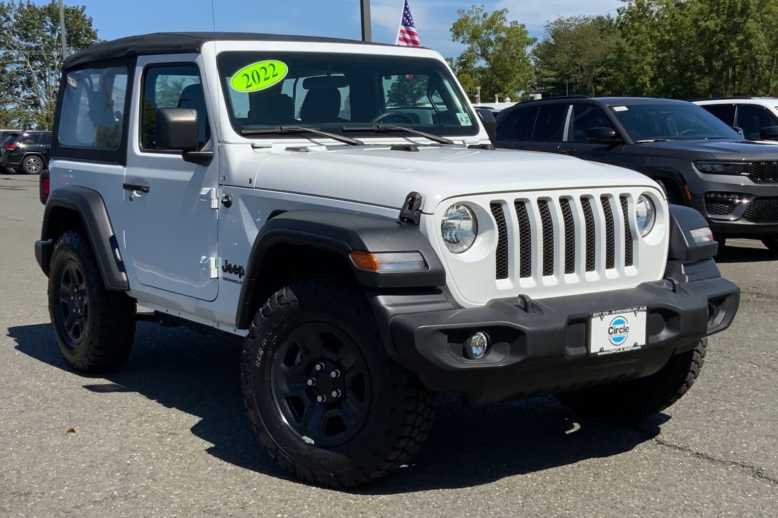 Certified 2022 Jeep Wrangler Sport with VIN 1C4GJXAG0NW148007 for sale in Shrewsbury, NJ