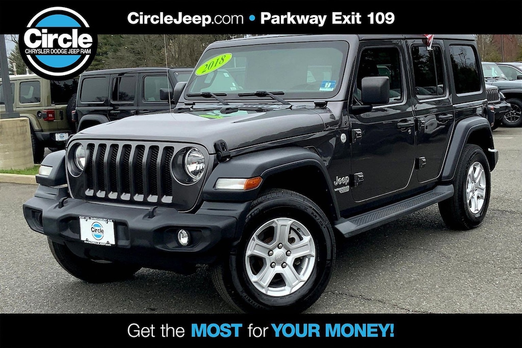 Used 2018 Jeep Wrangler Unlimited Sport 4x4 SUV