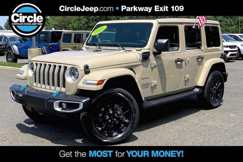 Certified 2022 Jeep Wrangler Unlimited 4xe Sahara SUV