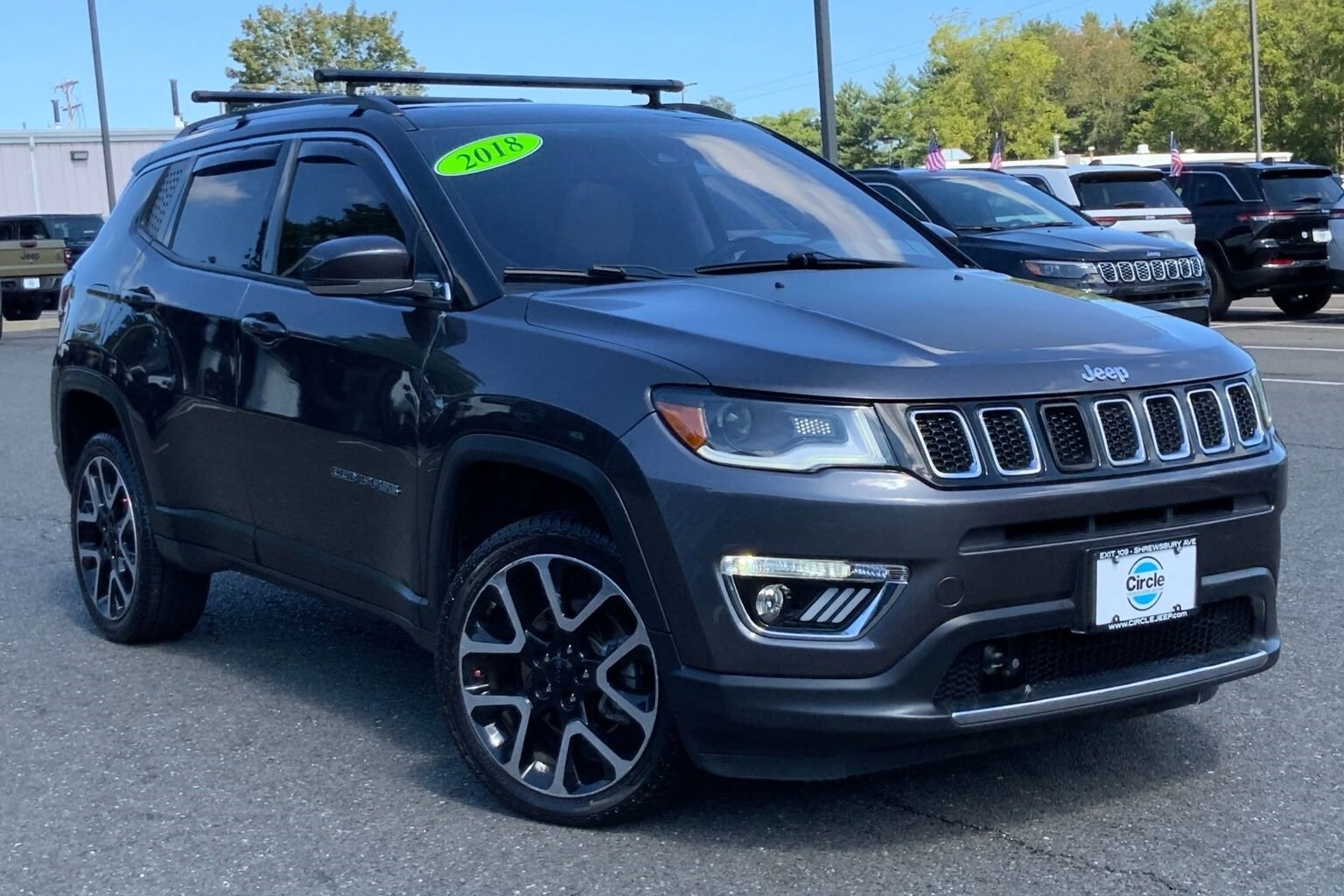 Used 2018 Jeep Compass Limited with VIN 3C4NJDCB5JT176165 for sale in Shrewsbury, NJ