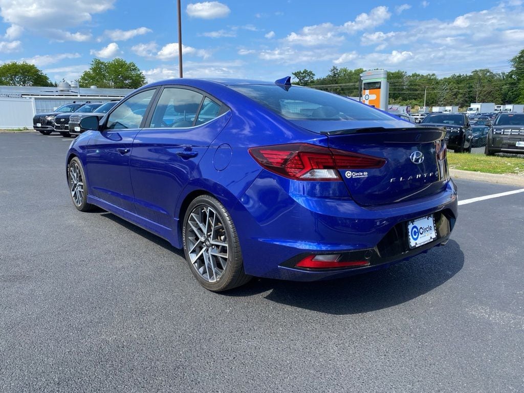 Used 2019 Hyundai Elantra Sport with VIN KMHD04LB9KU863070 for sale in Shrewsbury, NJ