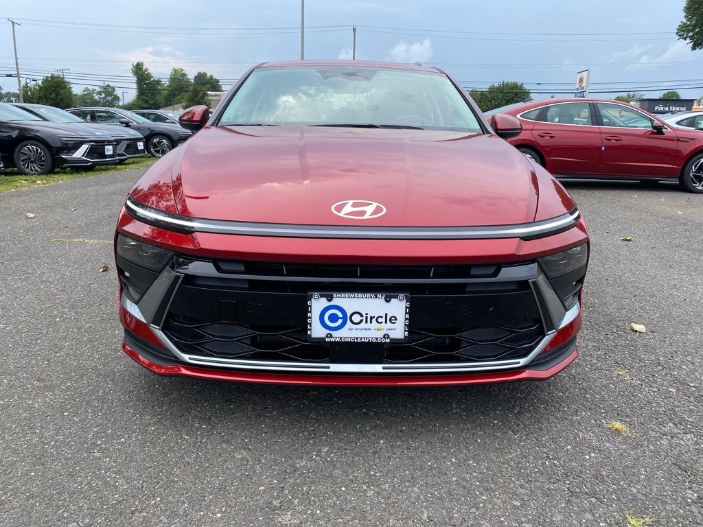 New 2026 Hyundai Sonata Hybrid Blue Sedan