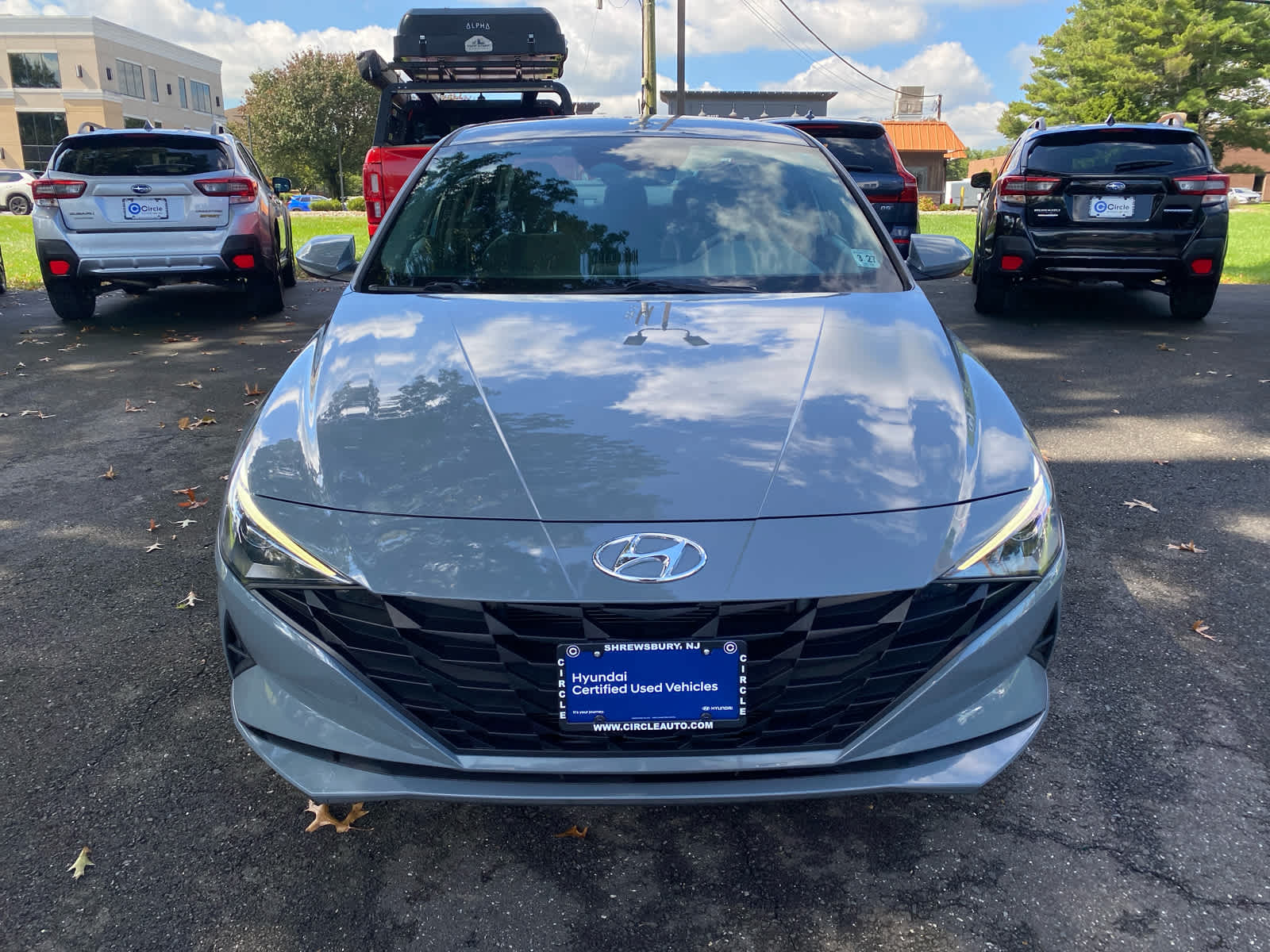 2022 Hyundai Elantra Hybrid Blue photo 3