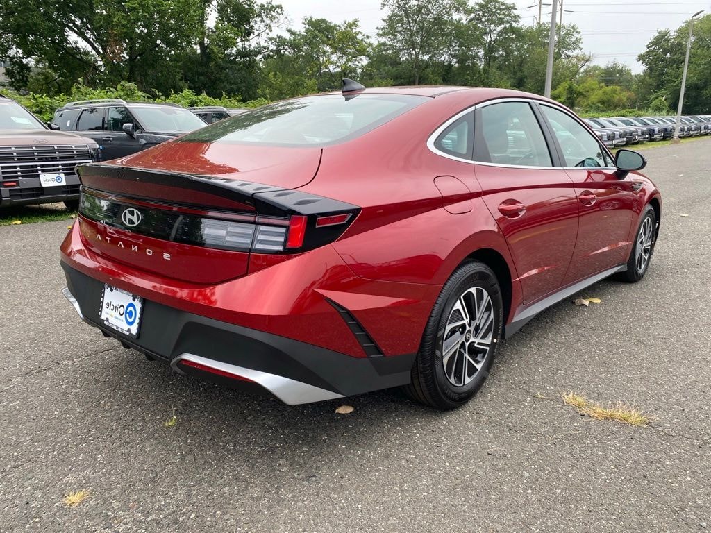 New 2026 Hyundai Sonata Hybrid Blue Sedan