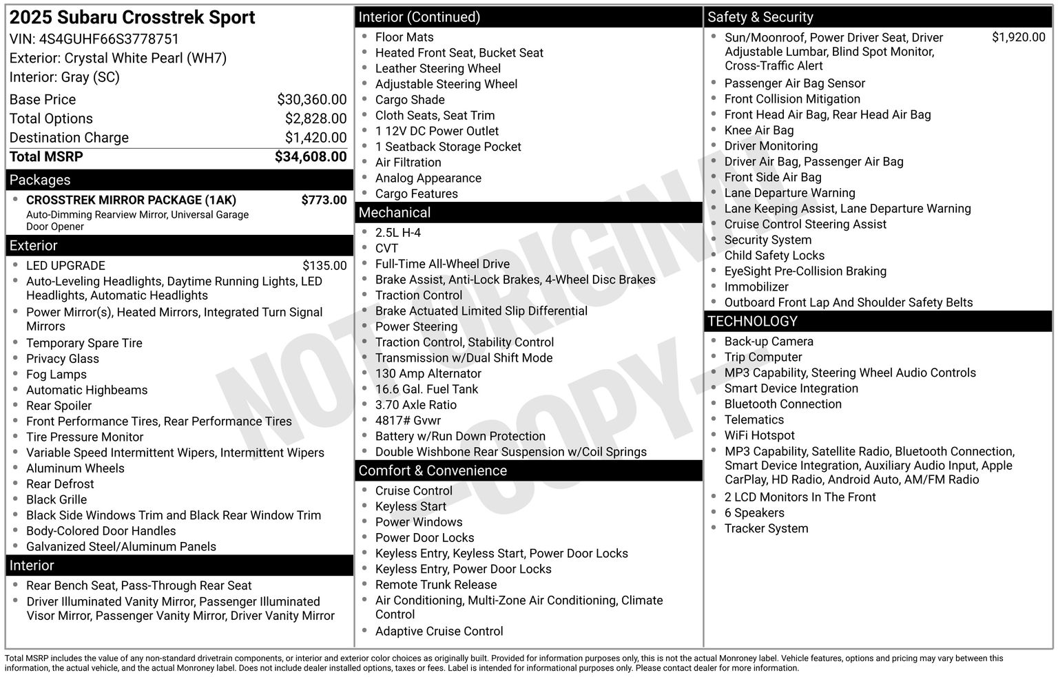 2025 Subaru Crosstrek Sport - Photo 34