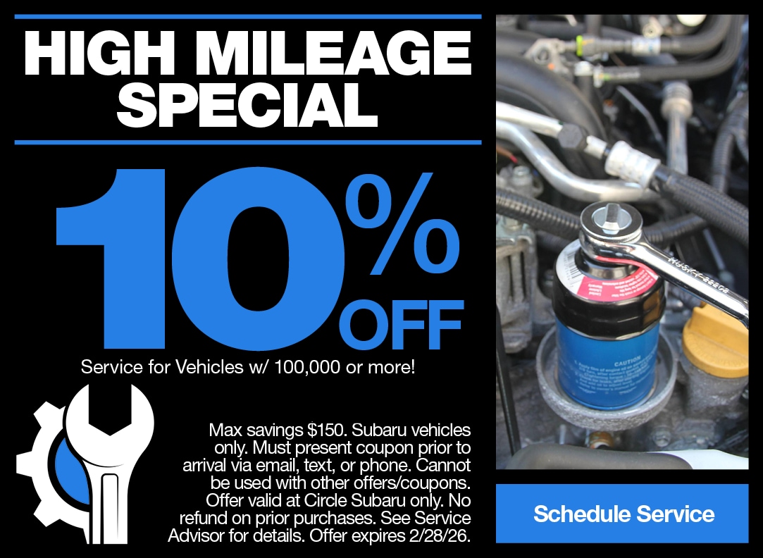 Service Special from Circle Subaru