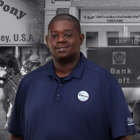 Staff member Frantz Napoleon from ID_009801