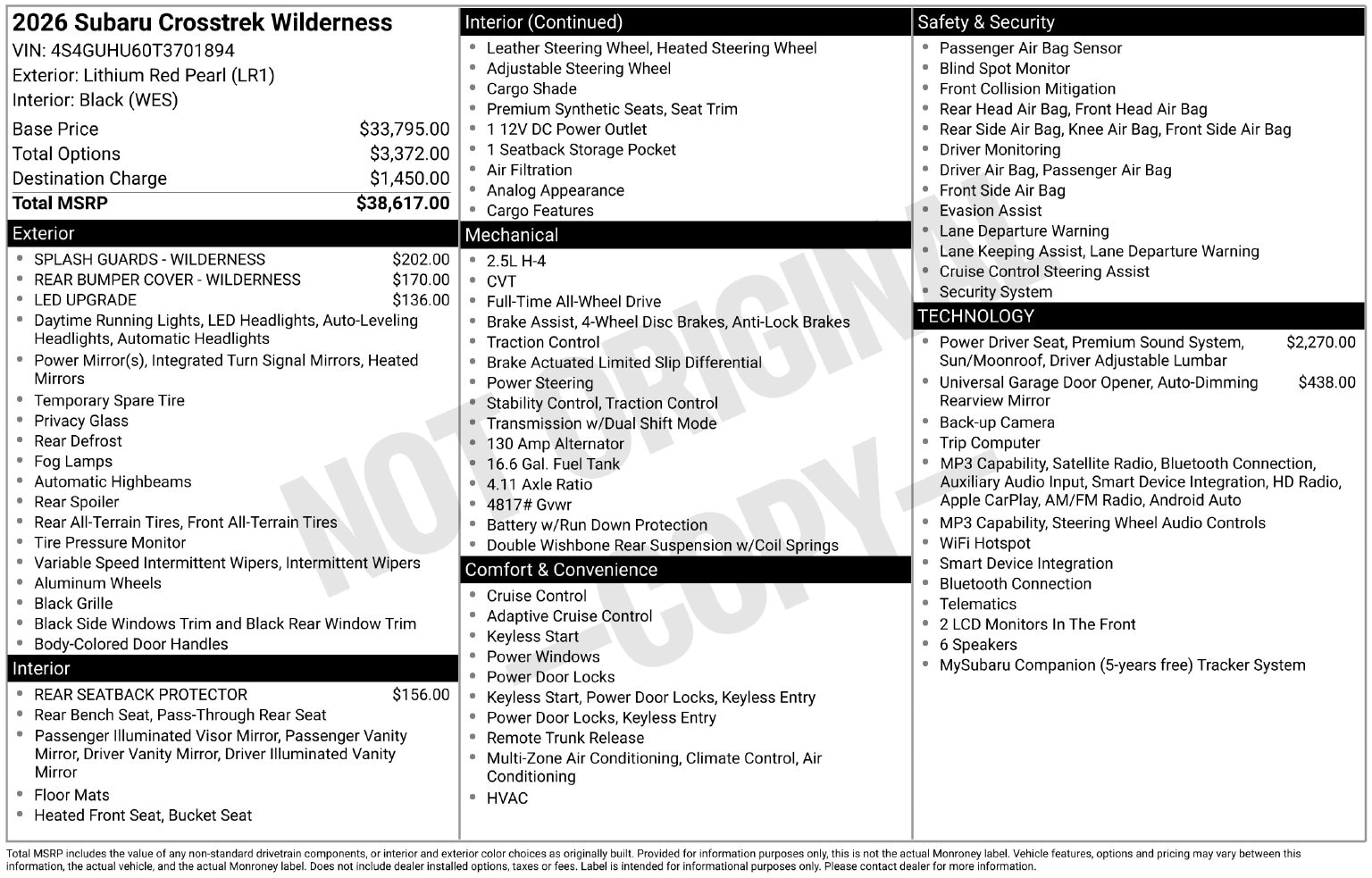 2026 Subaru Crosstrek Wilderness - Photo 14