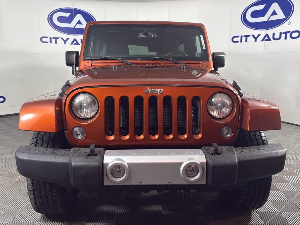Certified 2014 Jeep Wrangler Unlimited Sahara with VIN 1C4BJWEG8EL287740 for sale in Memphis, TN