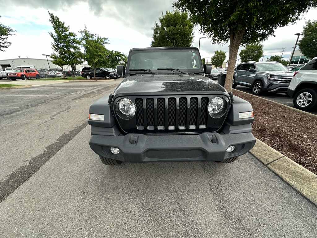 Certified 2023 Jeep Wrangler 2-Door Sport with VIN 1C4GJXAN2PW629782 for sale in Murfreesboro, TN