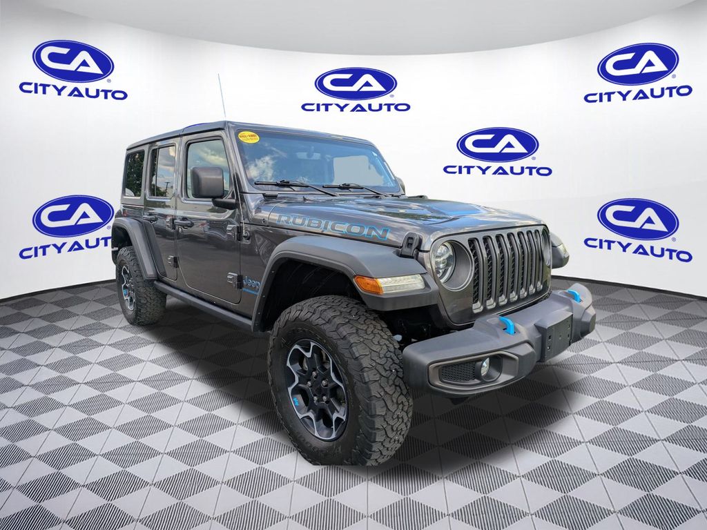 Certified 2023 Jeep Wrangler 4xe Rubicon 4XE with VIN 1C4JJXR64PW703562 for sale in Murfreesboro, TN
