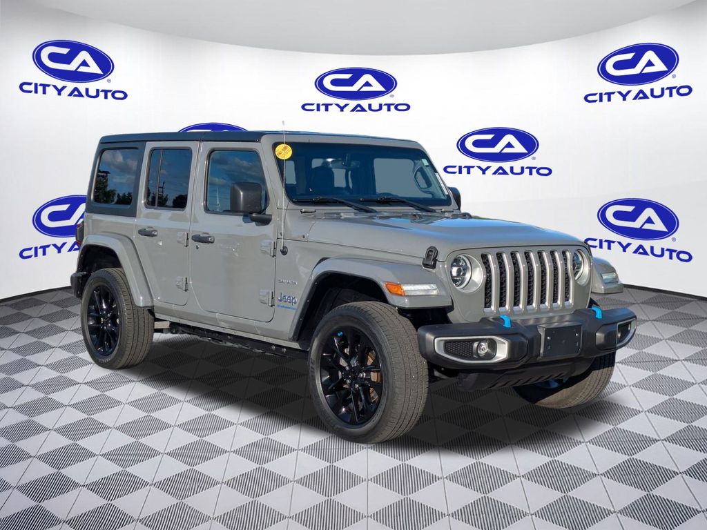 Certified 2023 Jeep Wrangler 4xe Sahara 4XE with VIN 1C4JJXP60PW702962 for sale in Murfreesboro, TN