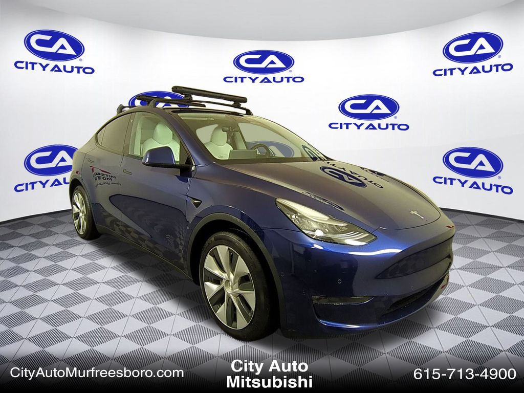 Certified 2021 Tesla Model Y Long Range with VIN 5YJYGDEE8MF064837 for sale in Murfreesboro, TN