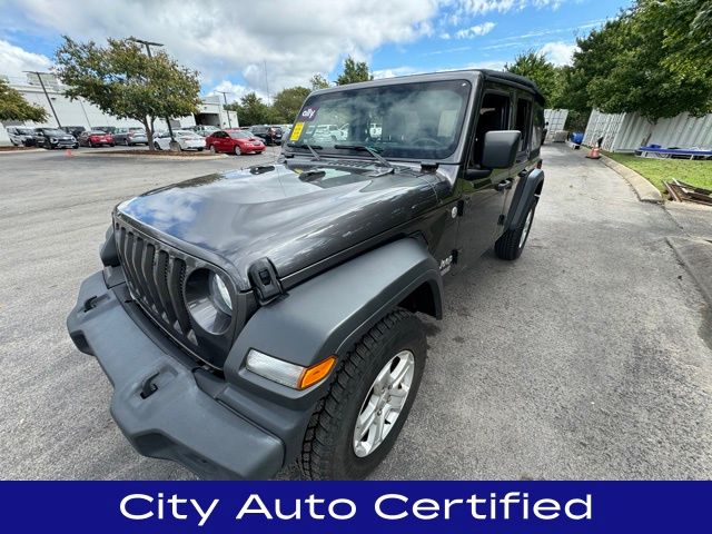 Certified 2020 Jeep Wrangler Unlimited Sport S with VIN 1C4HJXDG2LW314315 for sale in Murfreesboro, TN