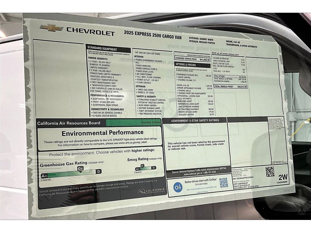 2025 Chevrolet Express Cargo Work Van - Photo 16