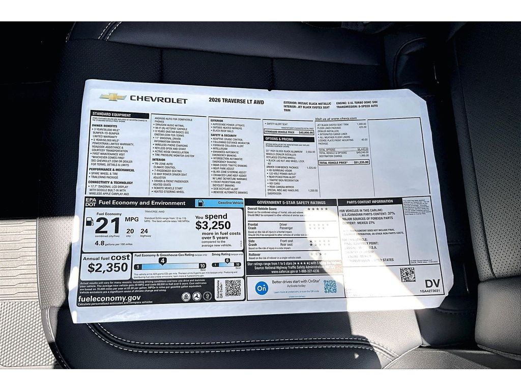 2026 Chevrolet Traverse LT - Photo 15