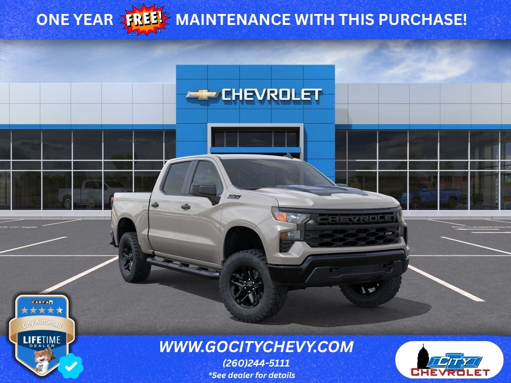 New 2026 Chevrolet Silverado 1500 Custom Trail Boss Truck