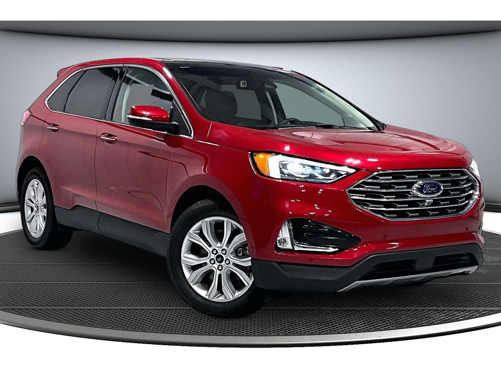 Used 2020 Ford Edge Titanium with VIN 2FMPK4K93LBA96393 for sale in Columbia City, IN