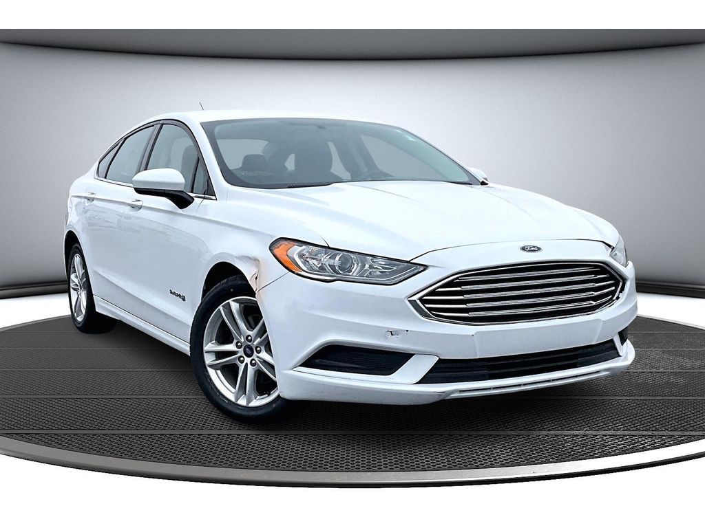Used 2018 Ford Fusion Hybrid SE with VIN 3FA6P0LU1JR116724 for sale in Columbia City, IN