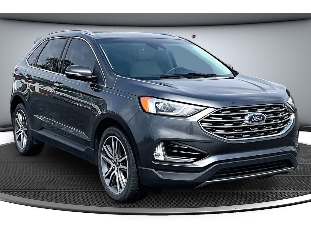 Used 2019 Ford Edge Titanium with VIN 2FMPK4K90KBB35679 for sale in Columbia City, IN
