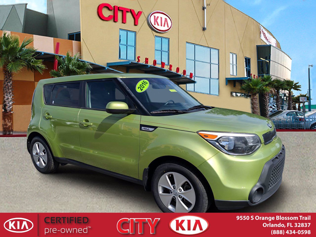 used 2016 kia soul for sale at city kia of greater orlando vin kndjn2a28g7824086 city kia