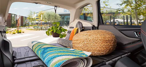 plenty of cargo room with extra-wide rear gate opening