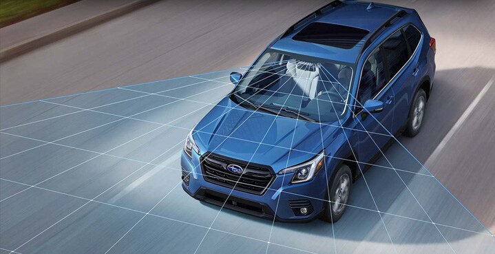 standard eyesight driver assist technology