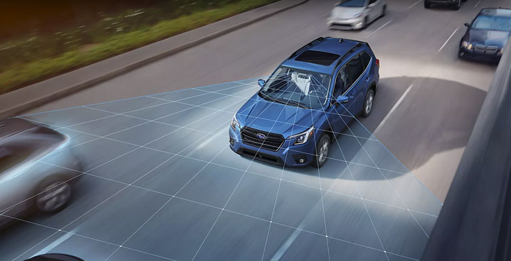 standard eyesight driver assist technology