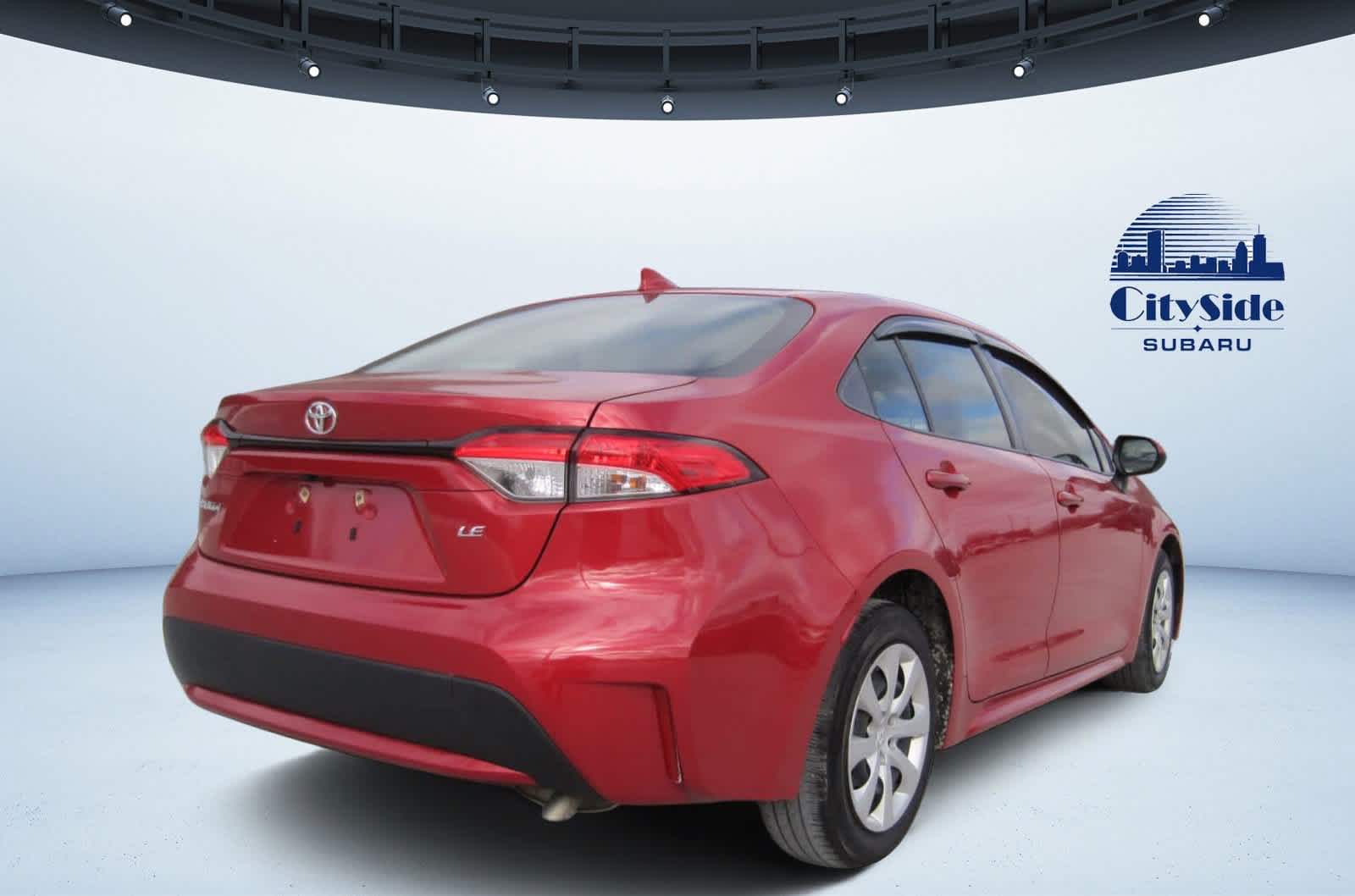 Used 2021 Toyota Corolla LE with VIN JTDEPMAE3MJ151725 for sale in Belmont, MA